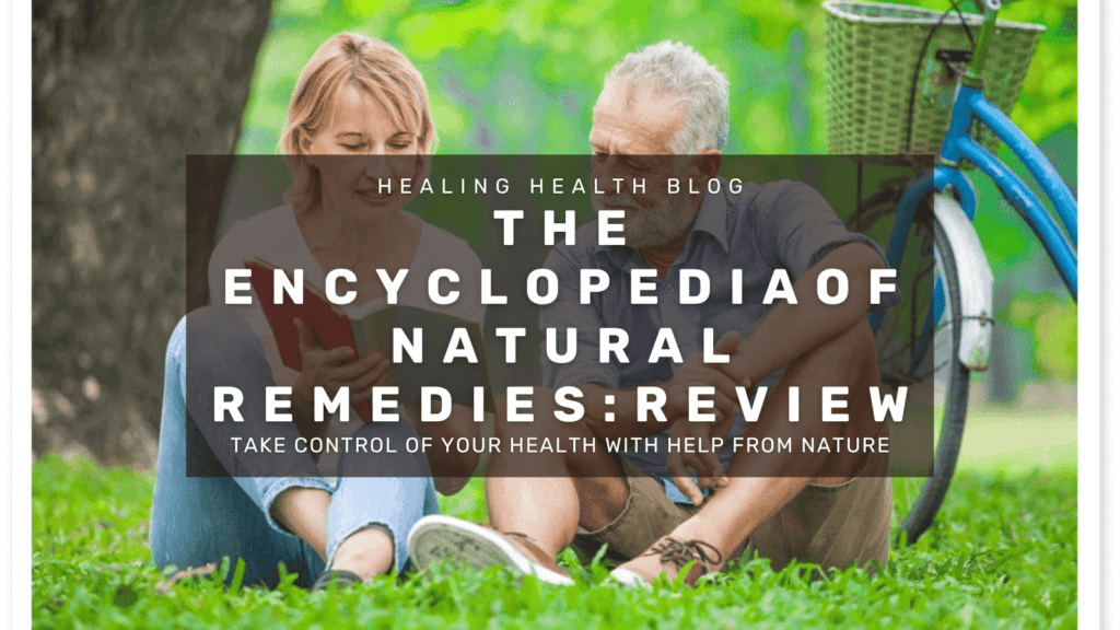 The Encyclopedia of Natural Remedies: Review cover image of couple sitting in park reading the book