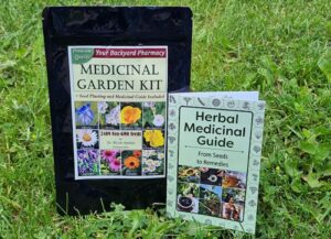 Natural Remedies Medicinal Garden Kit and Herbal Guide