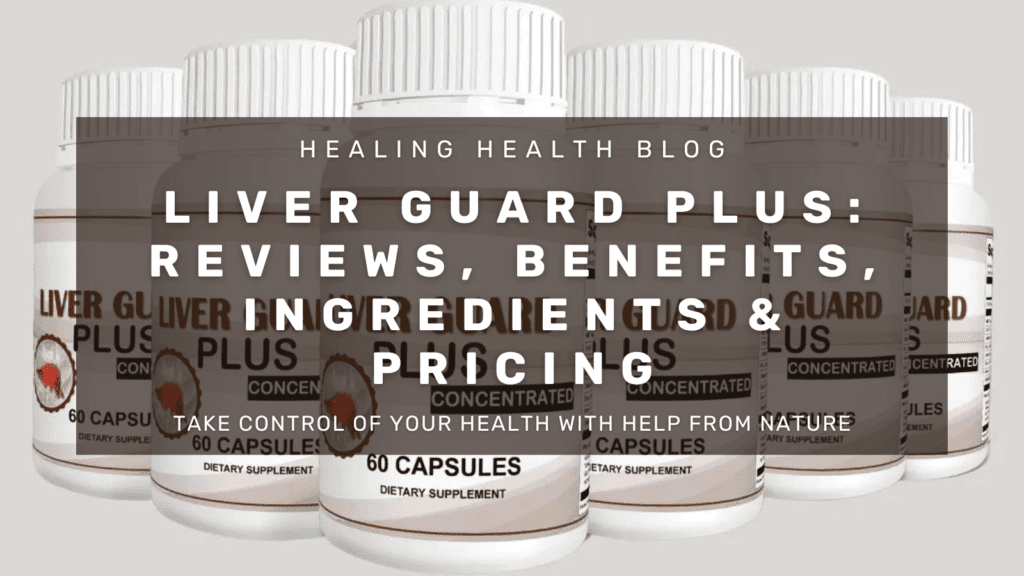 Liver Guard Plus Supplement Bottles on a white background