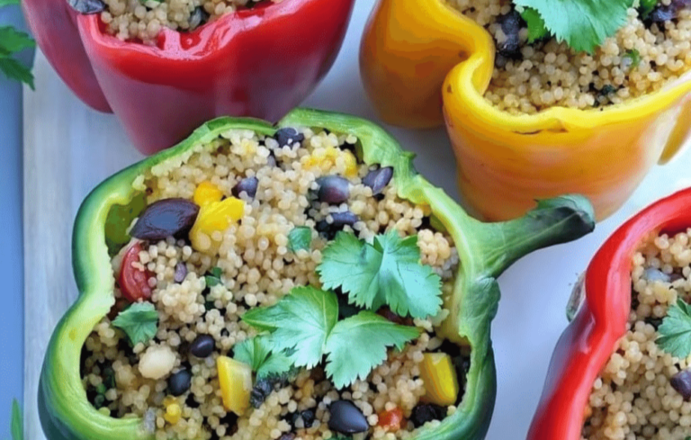 Anti-inflammatory recipes: quinoa stuffed bell peppers