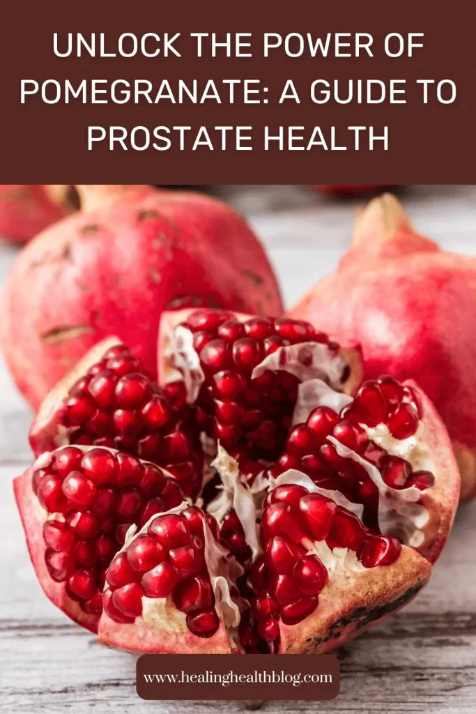 Pomegranate background image for Prostadine Pin