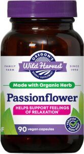 Oregon's Wild Harvest Passion Flower Organic Vegan Capsules, 90 Count