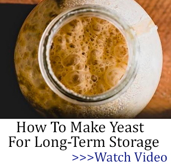 how to make yeast for long-term storage