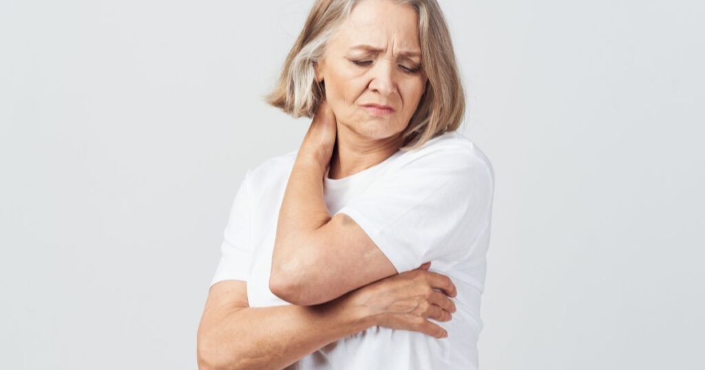 Elderly Woman Joint Pain Health Problems Treatment