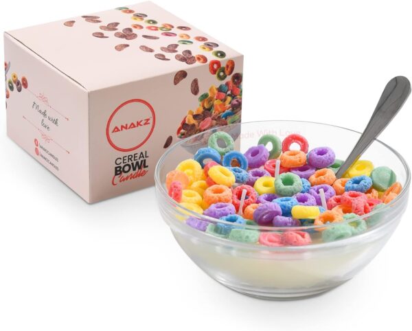 cereal bowl candle