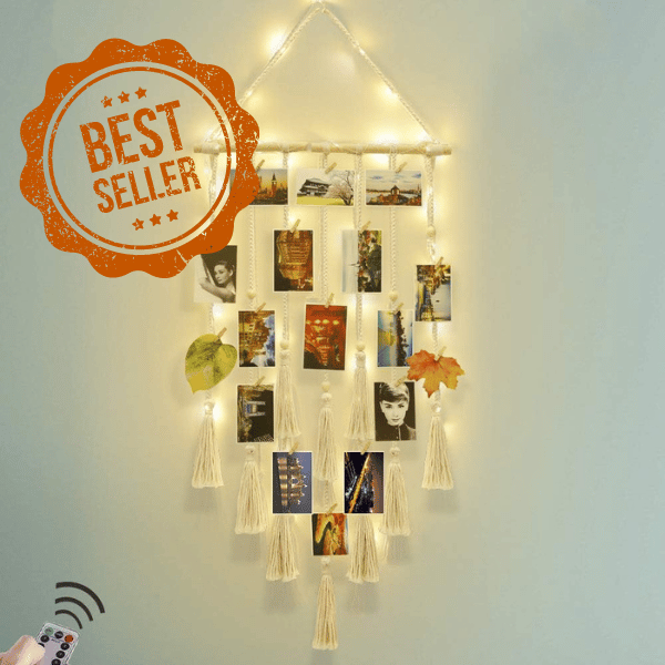 Homecor hanging photo display wall decor