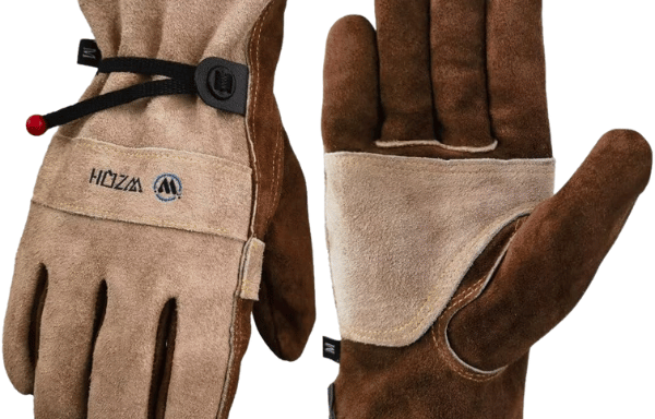WZQH  Premium Leather Gardening Gloves 